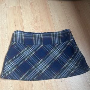 Plaid Y2K Mini Skirt